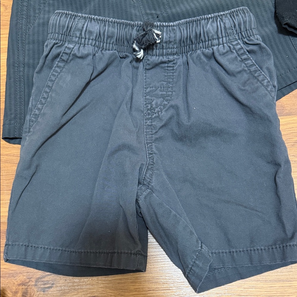 Cat & Jack Boys Shorts Pack - Black, Navy, Gray, Royal Blue - Picture 3 of 6
